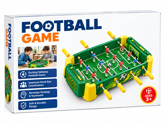 Mini Tabletop Foosball Game – Portable Desktop Football Arcade Toy