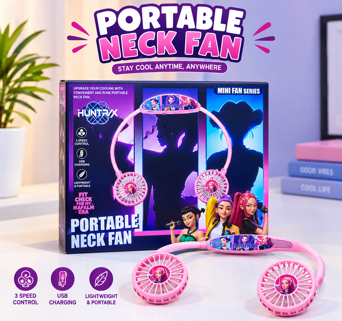 Portable Neck Fan – Mini Fan Series