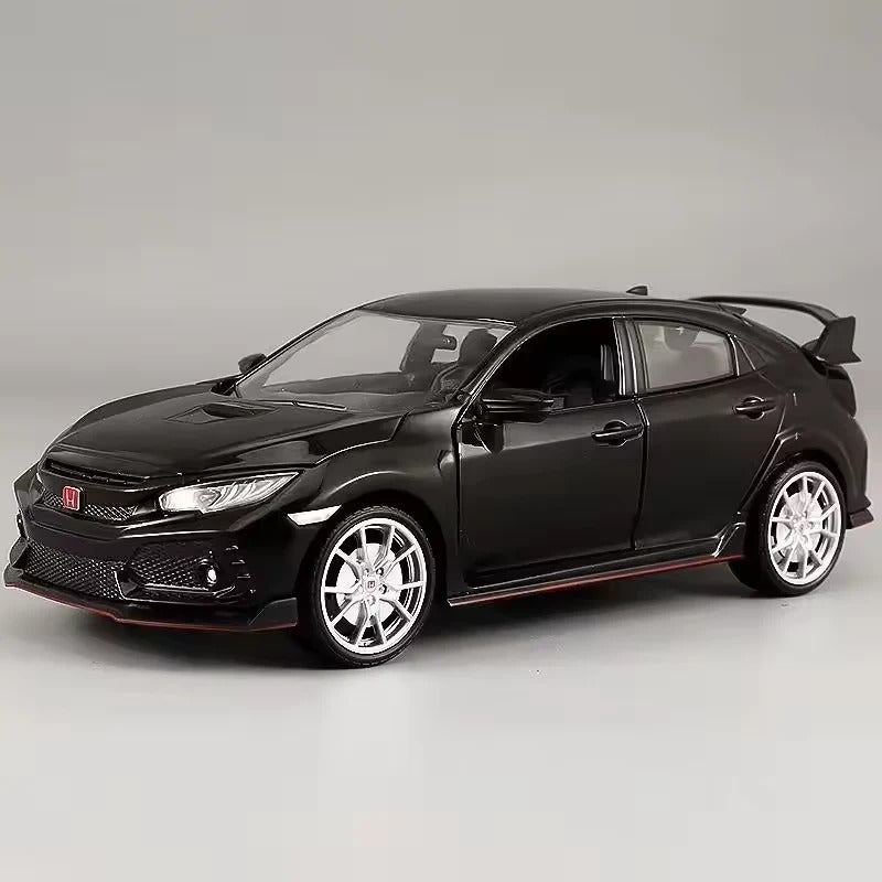 Honda Civic Type R Sports Car Die-Cast Model – Black