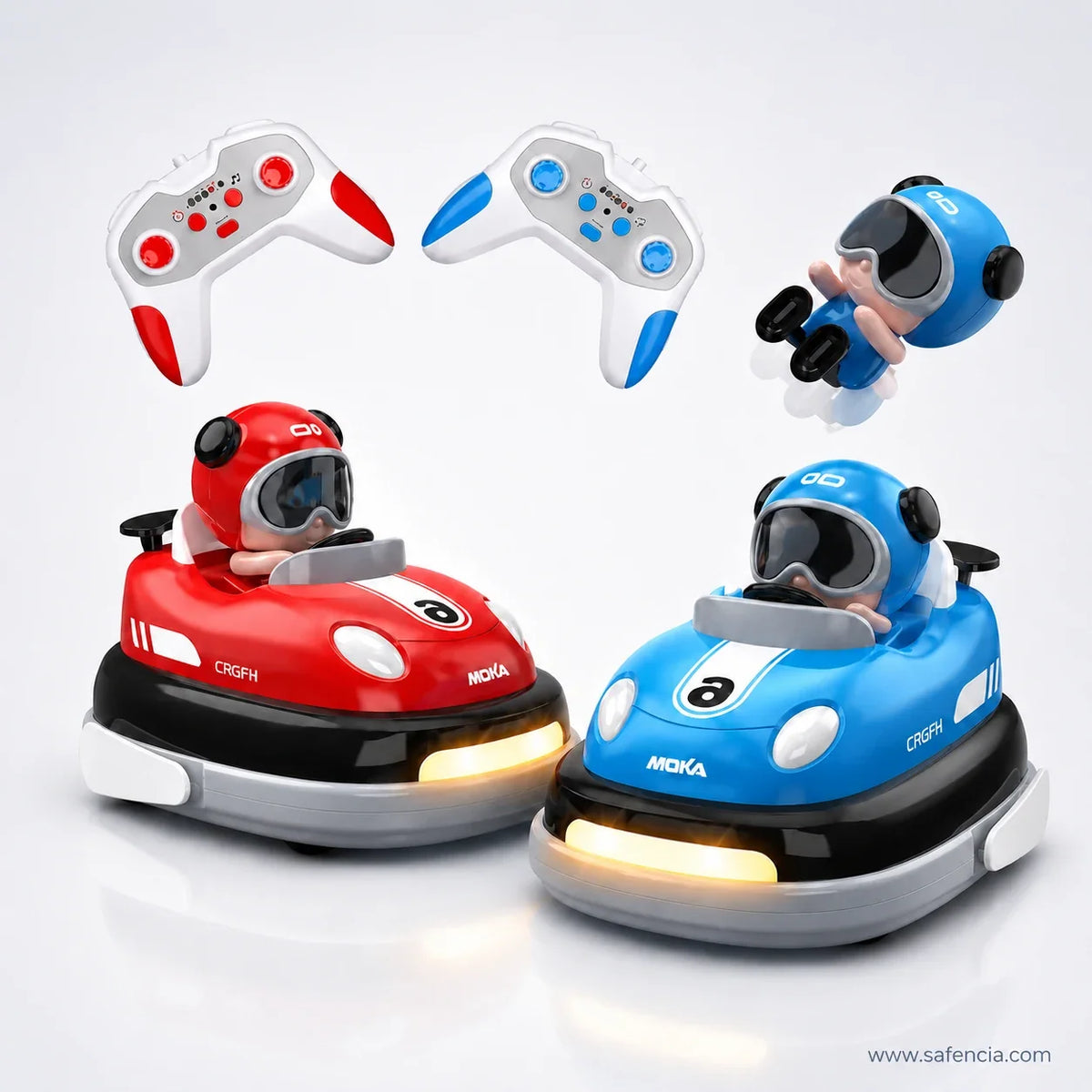 MOKA RC Bumper Battle Car – Remote Control Collision & Ejection Racing Toy