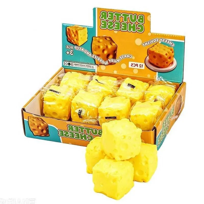 Yellow Cheese Squishy Toy