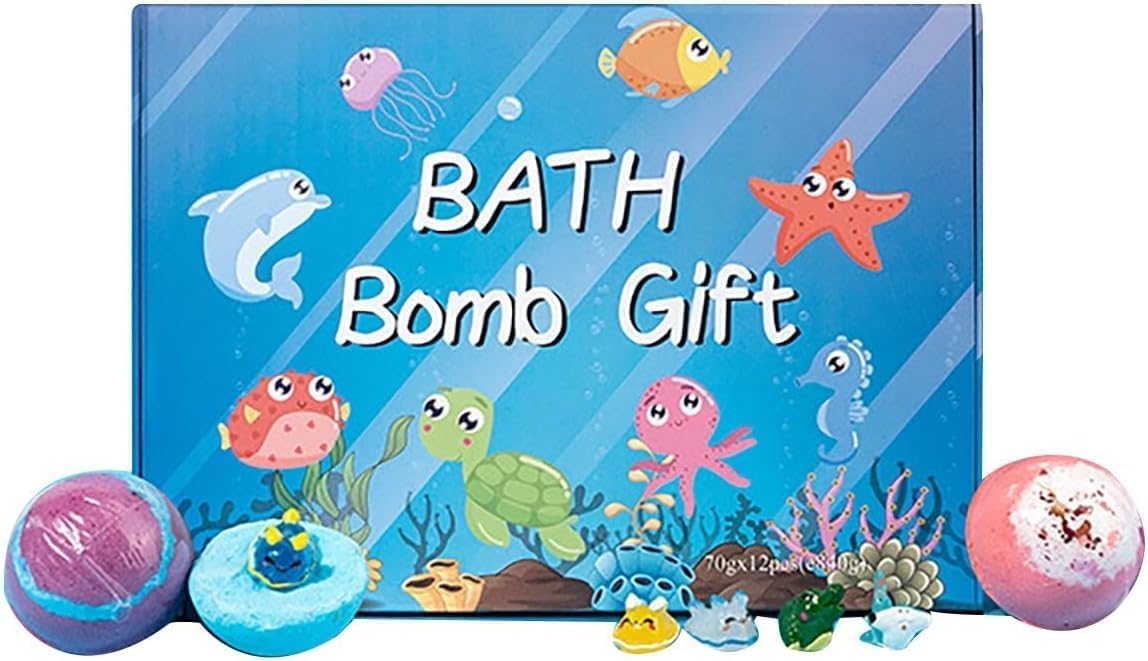 12-Piece Ocean Surprise Bath Bombs Gift Set