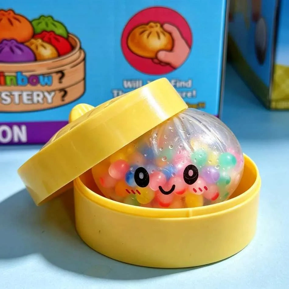 Rainbow Bubble Squishy Toy – Cute Stress Relief Toy