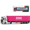1:50 Scale Alloy Scania Container Truck Model – Pull-Back with 3 Opening Doors