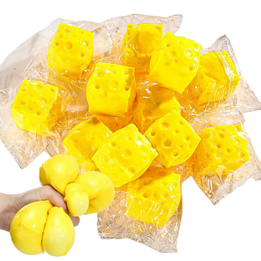 Yellow Cheese Squishy Toy