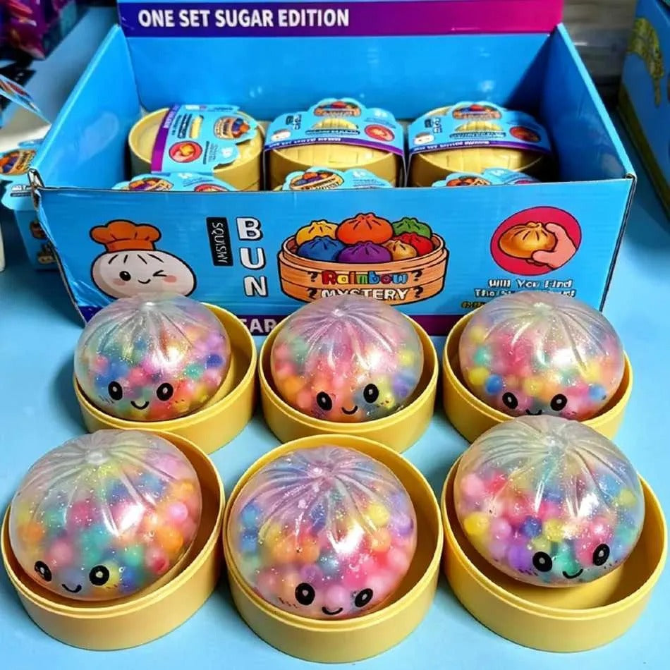 Rainbow Bubble Squishy Toy – Cute Stress Relief Toy