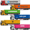 1:50 Scale Alloy Scania Container Truck Model – Pull-Back with 3 Opening Doors