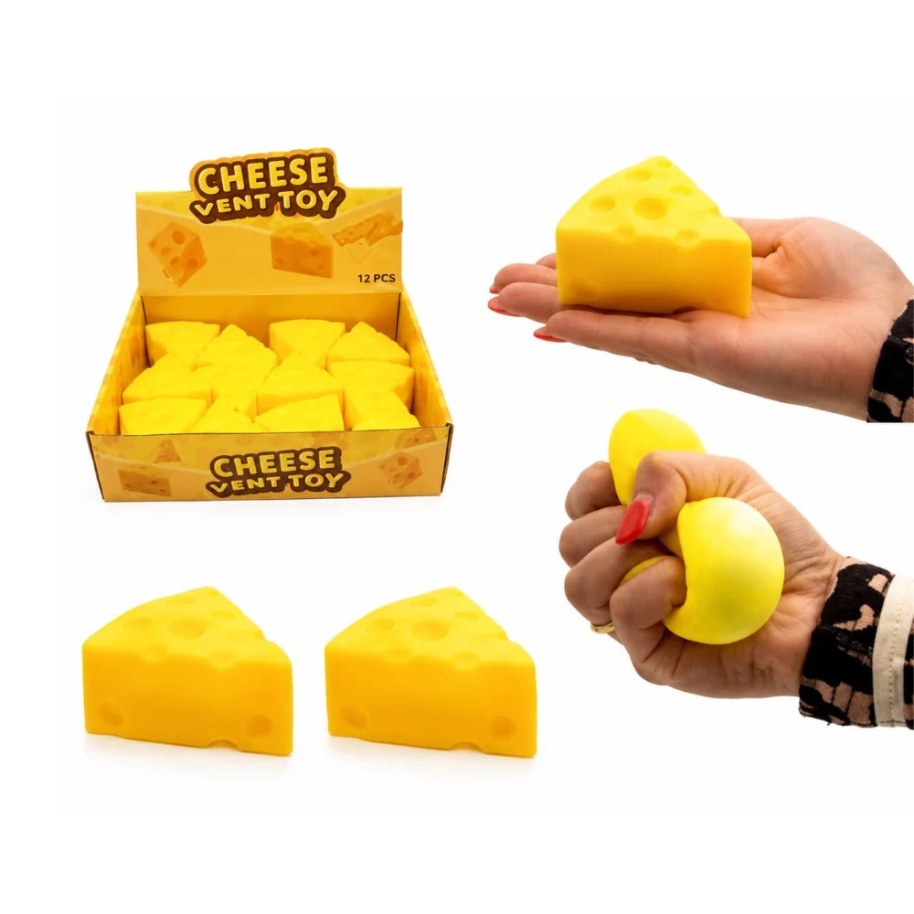 Cheese Squishy Toy – Cute Stress Relief Toy