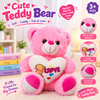 Cute Pink Teddy Bear Plush Toy