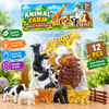 🐄 Animal Farm – 12 PCS Realistic Animal Figures