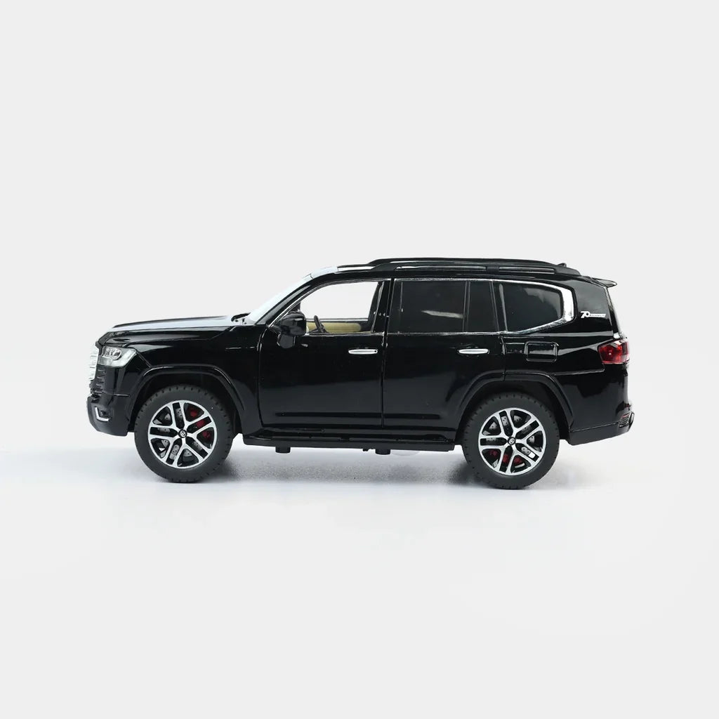 1:24 Toyota Land Cruiser Die-Cast Model Car with Remote Key, Lights & Sound