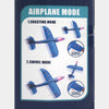 2 IN 1 Foam Glider Plane & Launcher Toy Set