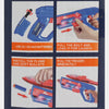 2 IN 1 Foam Glider Plane & Launcher Toy Set