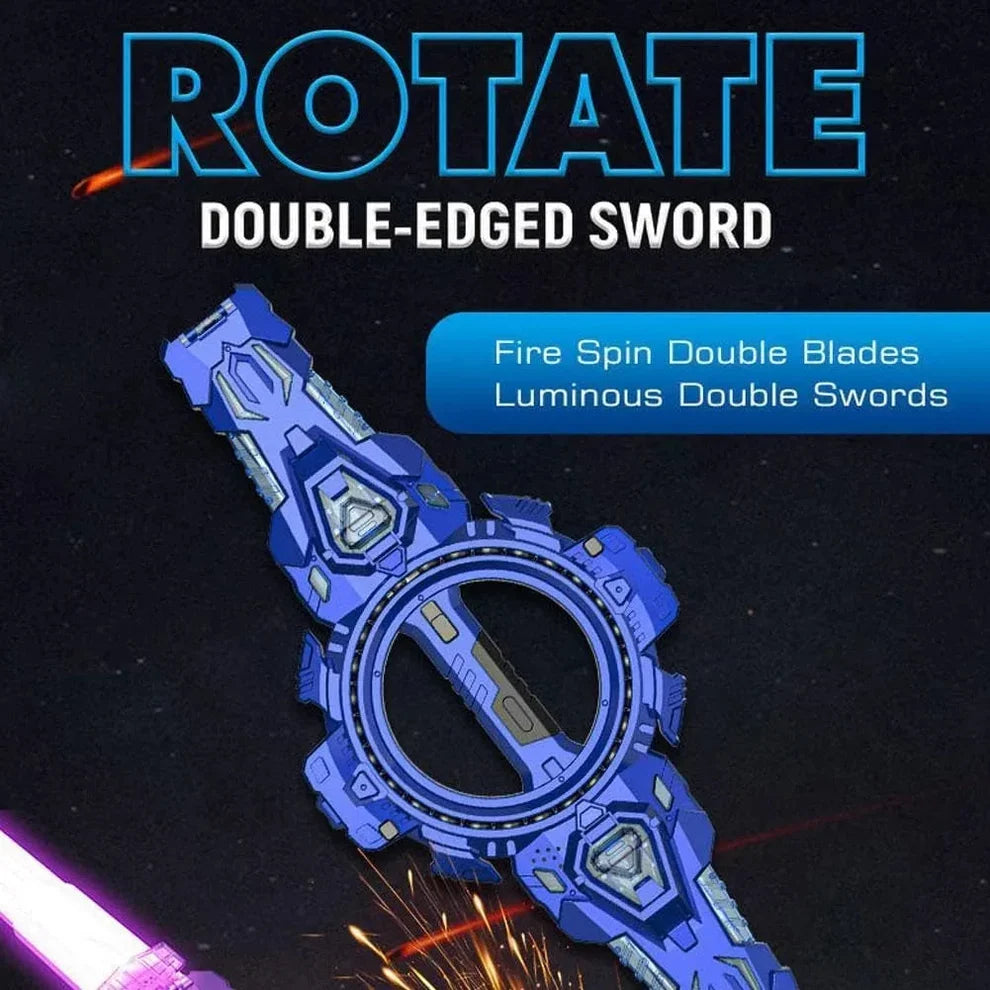 Dual-Head Rotating Sword With Light & Sound