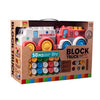 50-Piece DIY Building Block Truck Set – Ambulance & Fire Truck