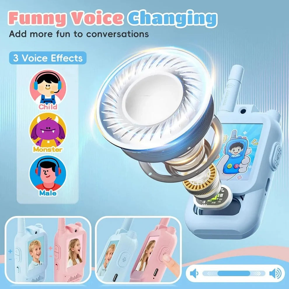 Video call Walkie Talkie set - Communication - Rechargeable