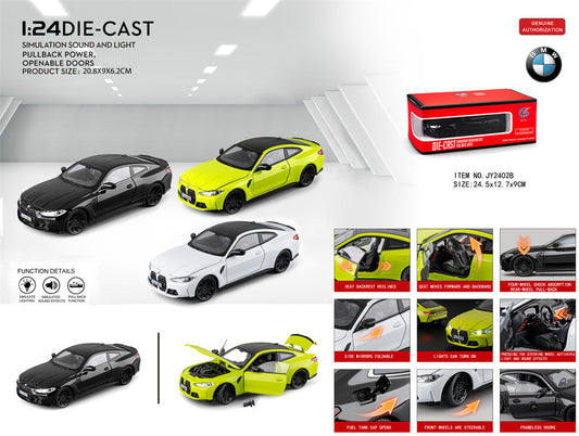 BMW M4 1:24 Die-Cast Model Car