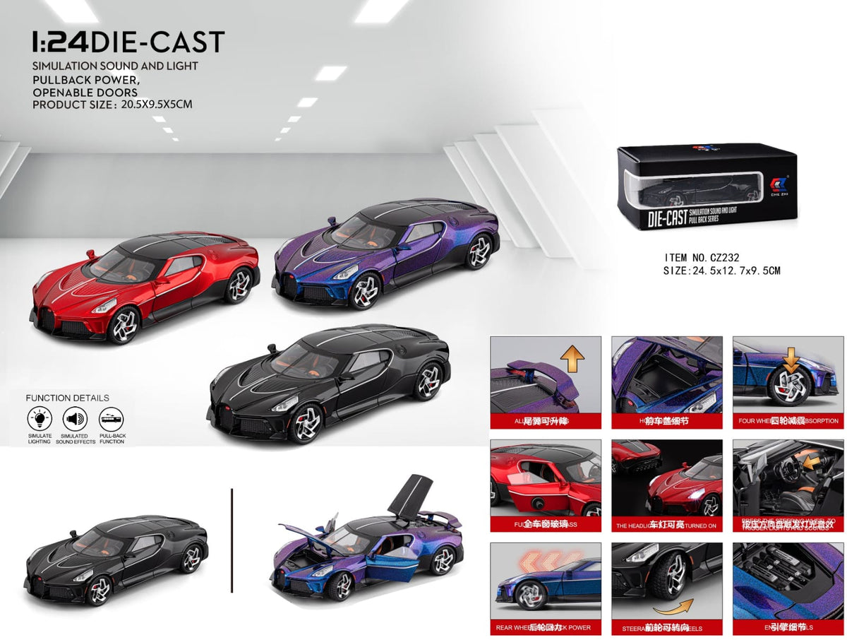 Bugatti Divo 1:24 Die-Cast Model Car