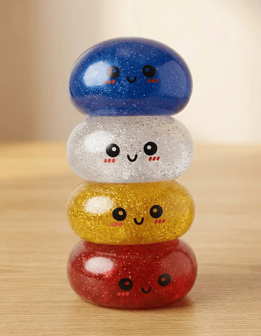 Rainbow Mystery Bun Squishy