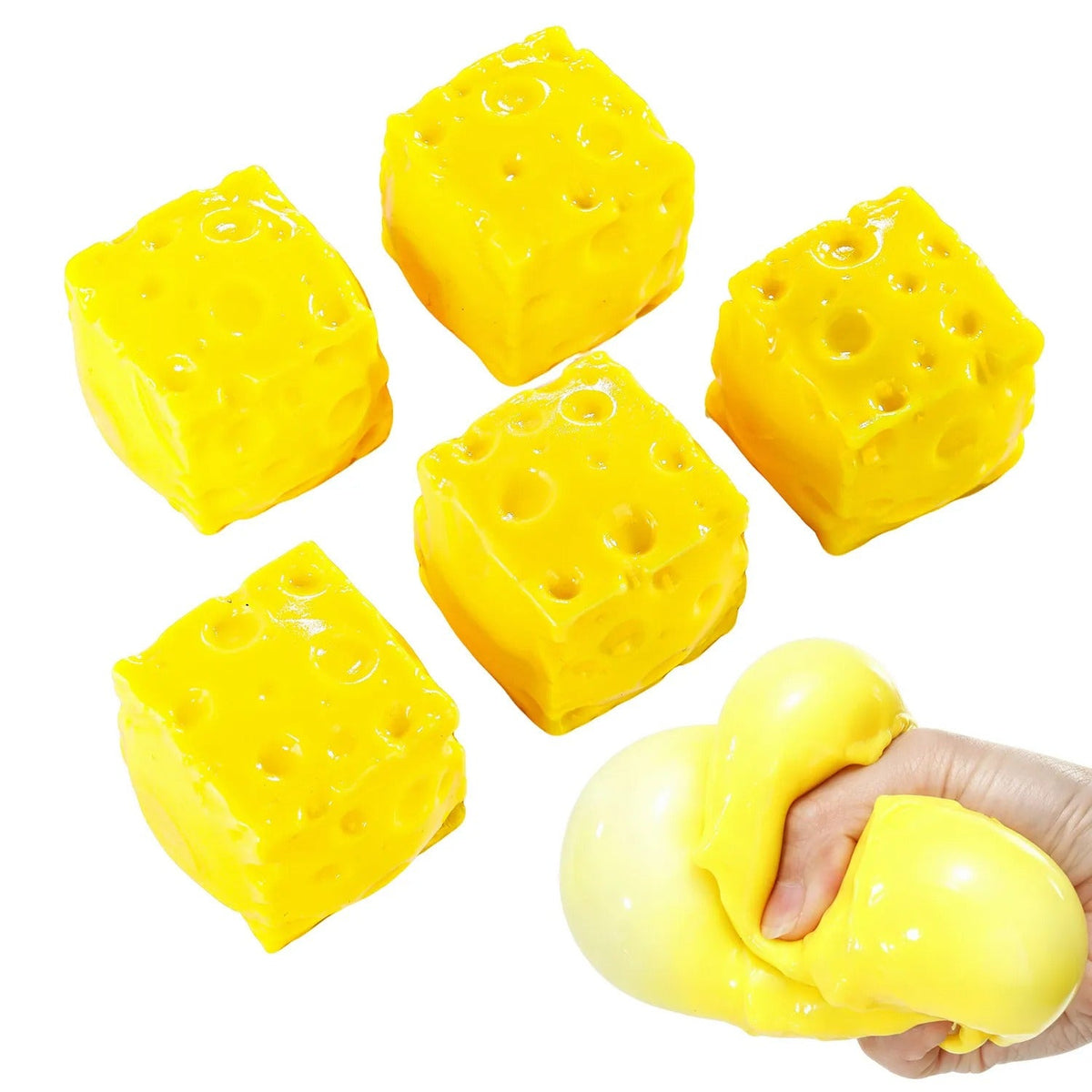 Yellow Cheese Squishy Toy