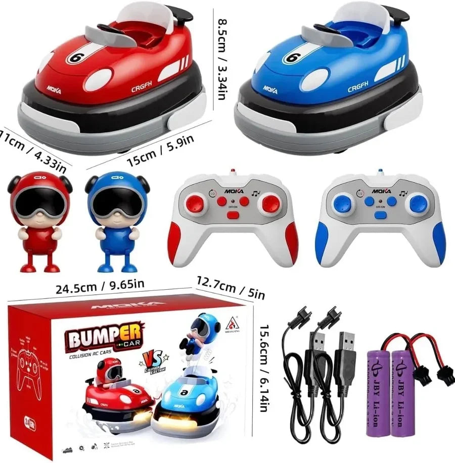 MOKA RC Bumper Battle Car – Remote Control Collision & Ejection Racing Toy