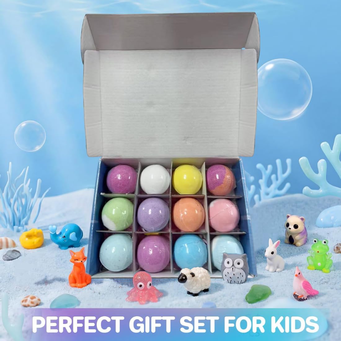12-Piece Ocean Surprise Bath Bombs Gift Set