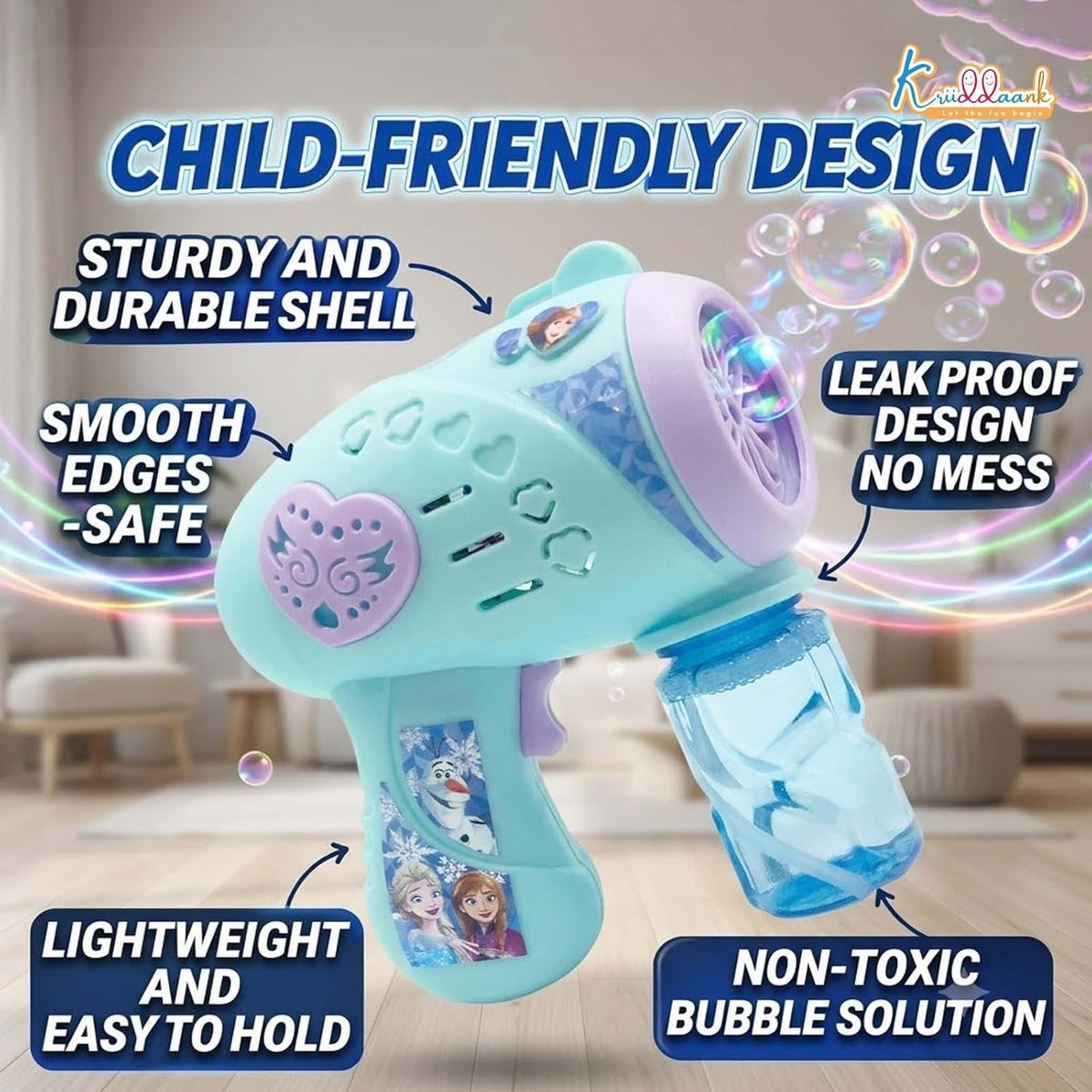 Bubble Gun – Automatic Bubble Blowing Toy