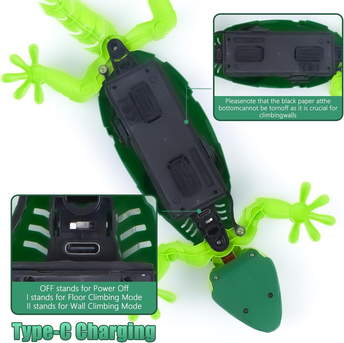 Remote Control Gecko Lizard Toy